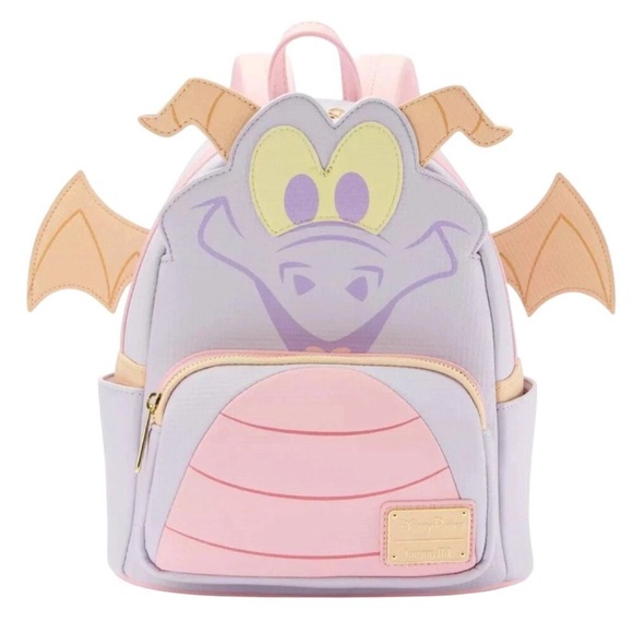 Figment Loungefly -Charming Dragon Kids Backpack - Pink and Purple - Picture 2 of 4